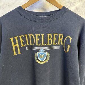 VTG Heidelberg University Sweatshirt Mens Crewneck 90s College USA XL 23.5x26